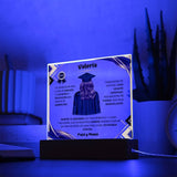 Conmemora su Graduación: Placa Acrílica Iluminada y Personalizada Acrylic/Square ShineOn Fulfillment 