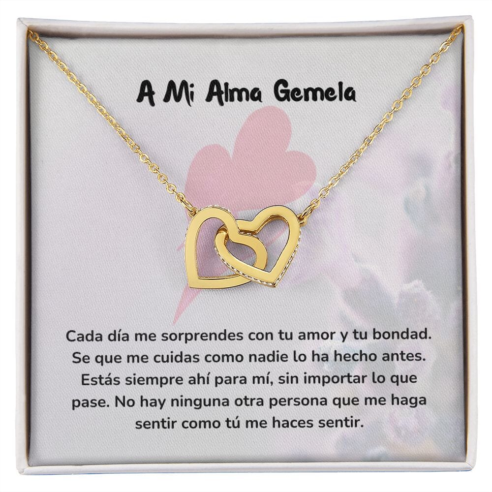 Corazones Entrelazados - Cada día me sorprendes con tu amor Jewelry/InterlockingHearts Acabado en Oro Amarillo de 18 quilates Caja Estándard (GRATIS) 