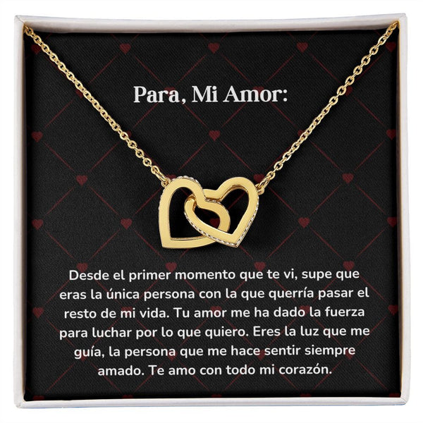 Corazones Entrelazados - Desde el primer momento que te vi Jewelry/InterlockingHearts Acabado en Oro Amarillo de 18 quilates Caja Estándard (GRATIS) 