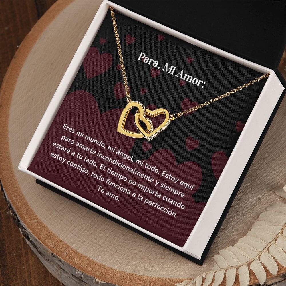 Corazones Entrelazados - Eres mi mundo, mi ángel, mi todo. Estoy aquí para amarte Jewelry/InterlockingHearts 