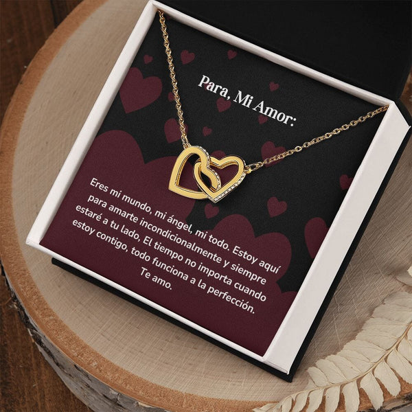 Corazones Entrelazados - Eres mi mundo, mi ángel, mi todo. Estoy aquí para amarte Jewelry/InterlockingHearts 