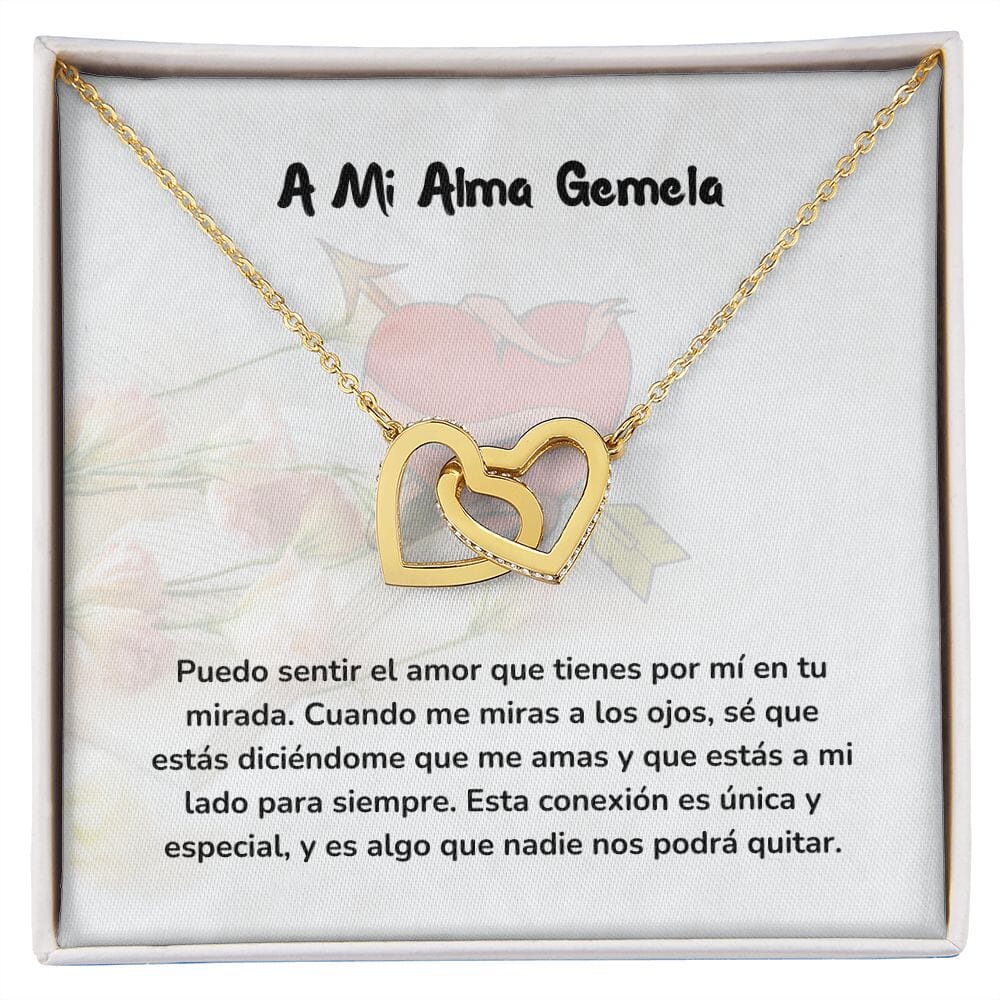 Corazones Entrelazados - Esta conexión es única y especial, y es algo que nadie nos podrá quitar Jewelry/InterlockingHearts Acabado en Oro Amarillo de 18 quilates Caja Estándard (GRATIS) 