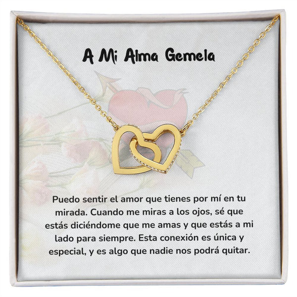 Corazones Entrelazados - Esta conexión es única y especial, y es algo que nadie nos podrá quitar Jewelry/InterlockingHearts Acabado en Oro Amarillo de 18 quilates Caja Estándard (GRATIS) 