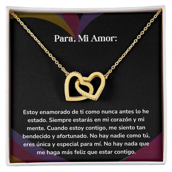 Corazones Entrelazados - Estoy enamorado de ti como nunca antes lo he estado. Jewelry/InterlockingHearts Acabado en Oro Amarillo de 18 quilates Caja Estándard (GRATIS) 
