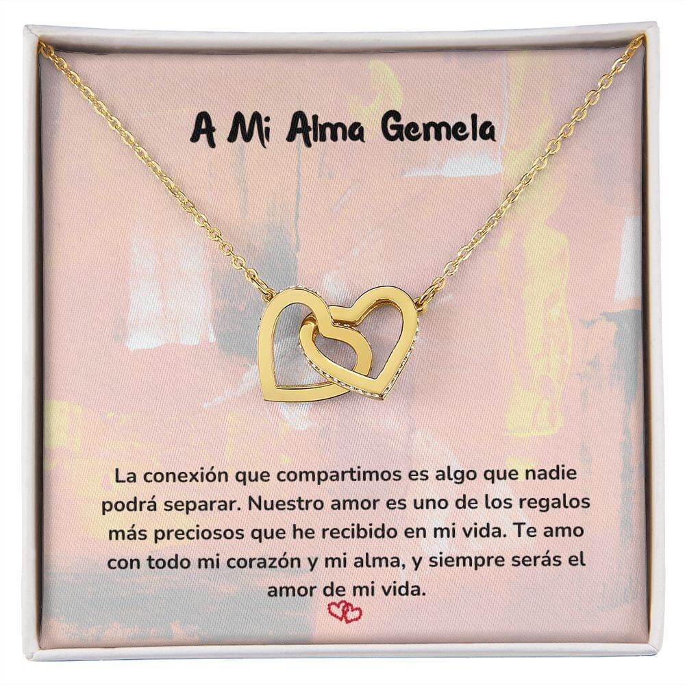 Corazones Entrelazados - La conexión que compartimos es algo que nadie podrá separar. Jewelry/InterlockingHearts Acabado en Oro Amarillo de 18 quilates Caja Estándard (GRATIS) 