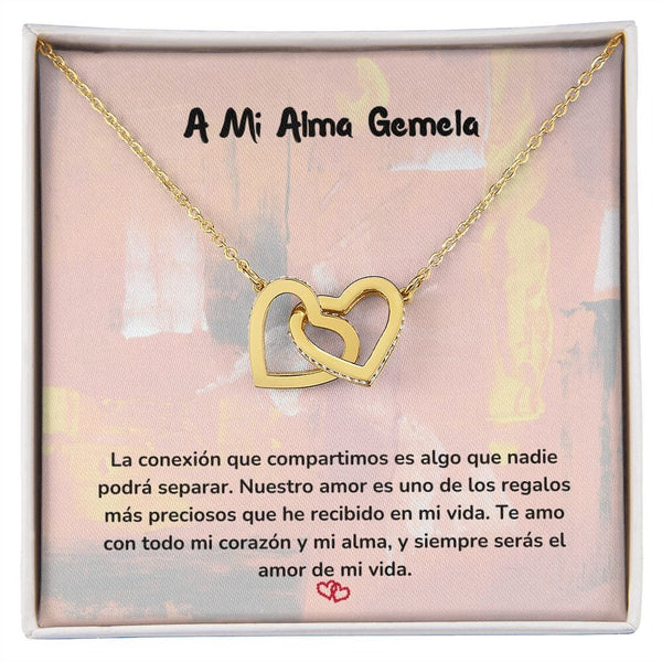 Corazones Entrelazados - La conexión que compartimos es algo que nadie podrá separar. Jewelry/InterlockingHearts Acabado en Oro Amarillo de 18 quilates Caja Estándard (GRATIS) 