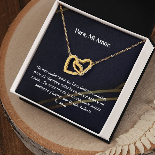 Corazones Entrelazados - No hay nadie como tú. Eres única y especial para mí Jewelry/InterlockingHearts 