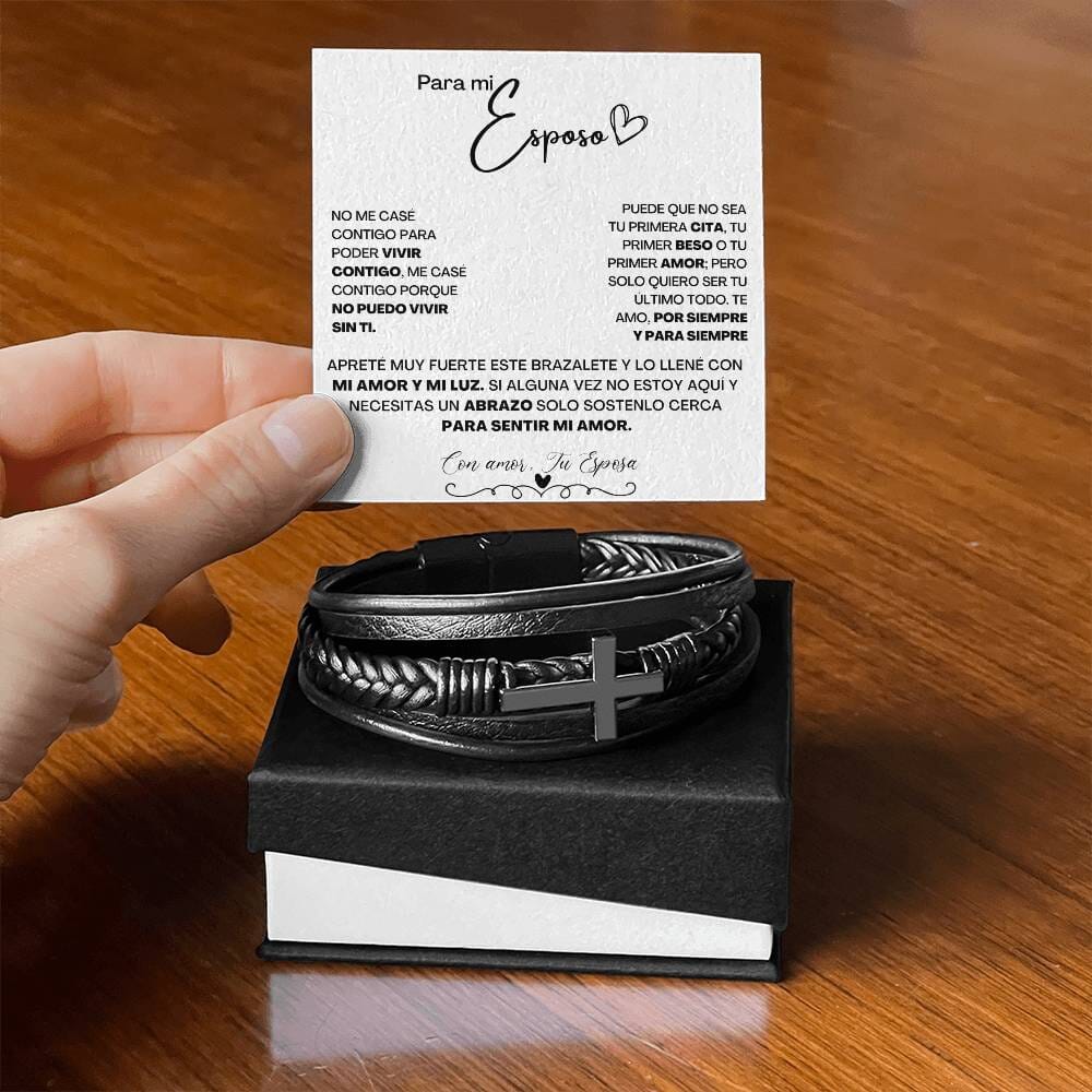 Cruz de Amor Eterno: Un Brazalete Único para el Hombre de tu Vida Jewelry 