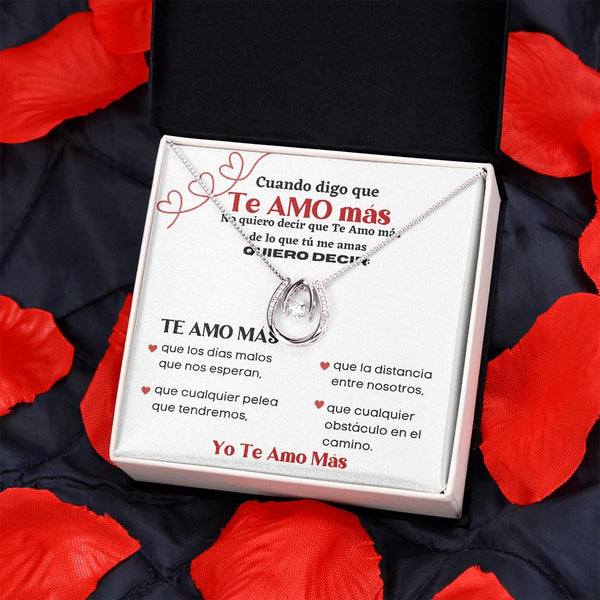 Cuando digo que Te Amo más - Collar afortunada en el amor - **NUEVO** Jewelry 