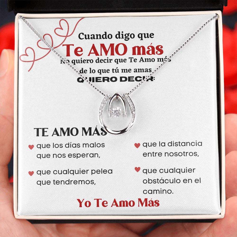 Cuando digo que Te Amo más - Collar afortunada en el amor - **NUEVO** Jewelry Caja de Regalo Incluida 