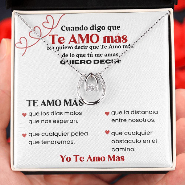 Cuando digo que Te Amo más - Collar afortunada en el amor - **NUEVO** Jewelry Caja de Regalo Incluida 