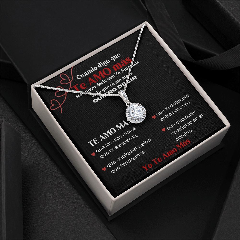 Cuando digo que Te Amo más - Collar Esperanza Eterna Jewelry 