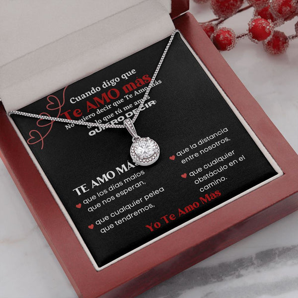 Cuando digo que Te Amo más - Collar Esperanza Eterna Jewelry 