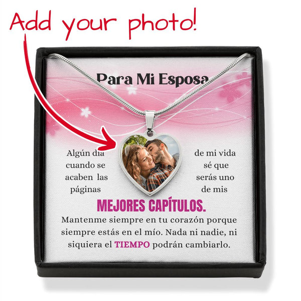 Dale un regalo muy especial a tu amor! - Collar Corazón para Subir foto. Jewelry Luxury Necklace (.316 Surgical Steel) No 