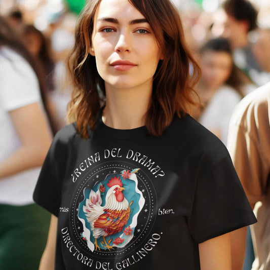 Directora del Gallinero: La Camiseta para la Reina del Drama - Regalo Exclusivo para Mamá T-Shirt Black S 