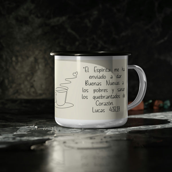 ¡Disfruta de tu café matutino con nuestra taza del consejero! - Taza 12oz de acero Mug Printify 
