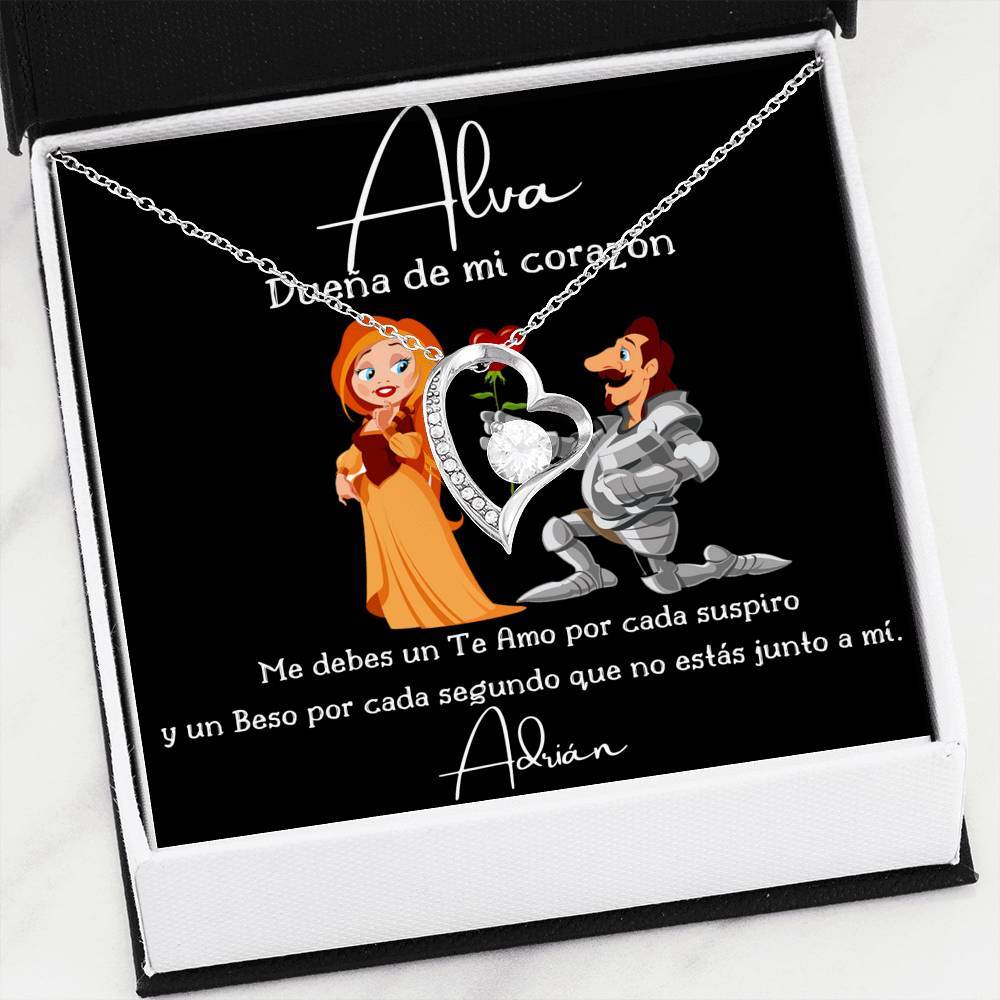 Dueña de mi corazón - Collar Forever Love para la Esposa. Jewelry/ForeverLove 