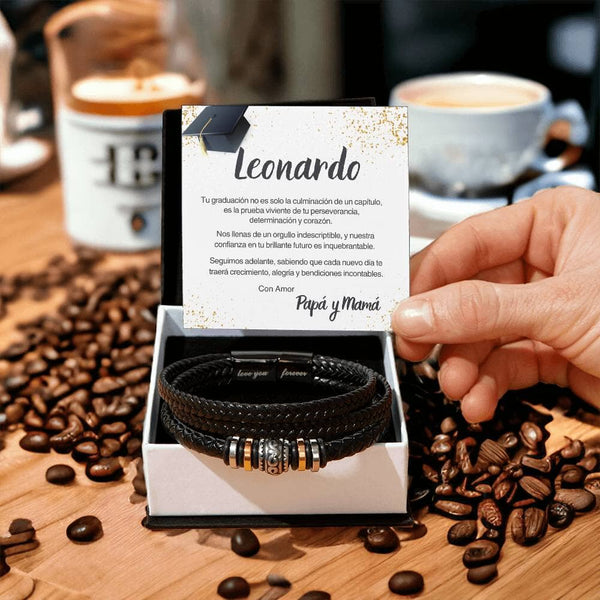 Eco de Amor Eterno: Una Pulsera de Graduación que Encierra Orgullo y Promesas Inquebrantables Jewelry/bracelet <p>Caja de Dos Tonos</p> 