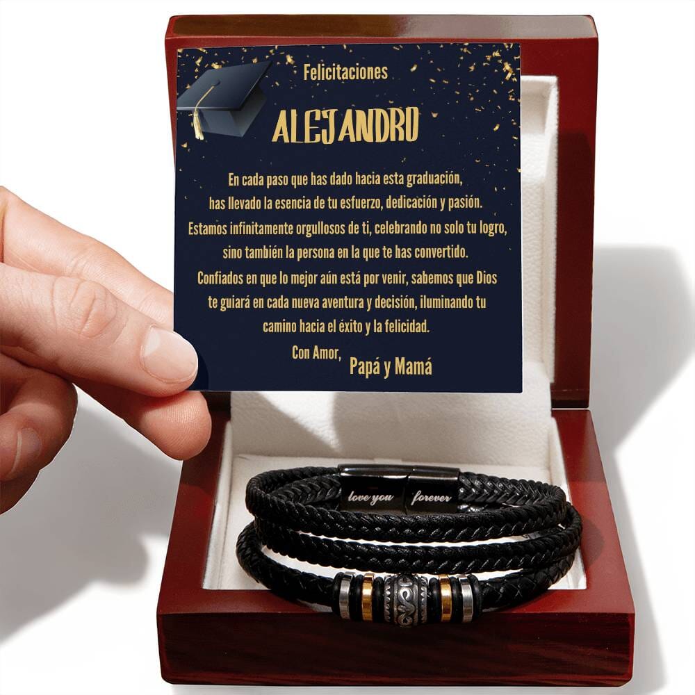 Ecos de Amor Eterno: Una Pulsera y Palabras que Iluminan el Camino de la Graduación Jewelry/bracelet 