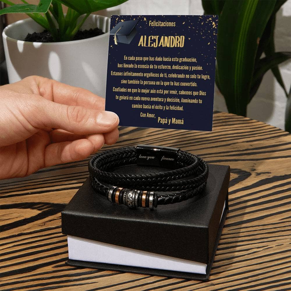 Ecos de Amor Eterno: Una Pulsera y Palabras que Iluminan el Camino de la Graduación Jewelry/bracelet 