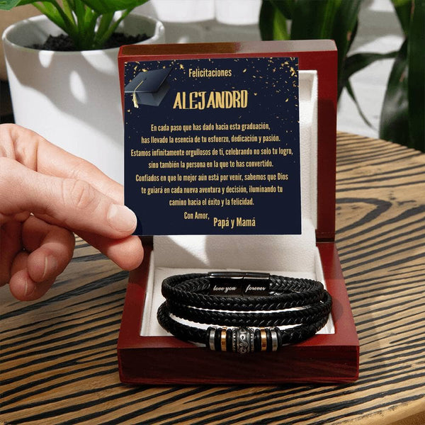 Ecos de Amor Eterno: Una Pulsera y Palabras que Iluminan el Camino de la Graduación Jewelry/bracelet 