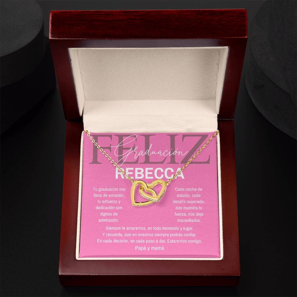 Ecos de Amor y Éxito: Collar de Corazones para Una Graduación Inolvidable - Collar Corazones Entrelazados Jewelry/InterlockingHearts 
