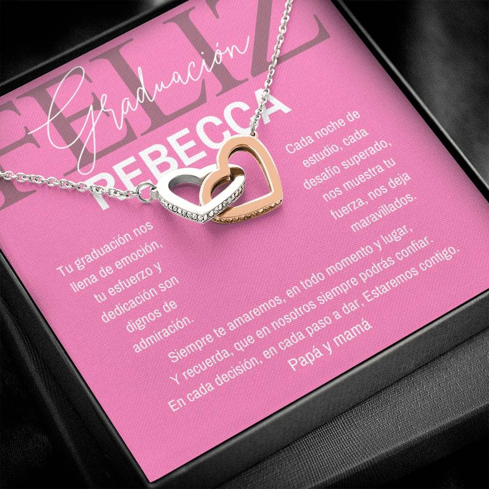 Ecos de Amor y Éxito: Collar de Corazones para Una Graduación Inolvidable - Collar Corazones Entrelazados Jewelry/InterlockingHearts 