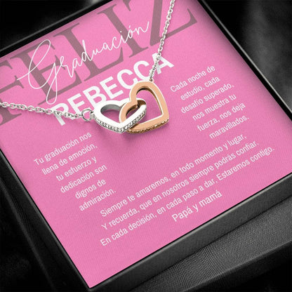 Ecos de Amor y Éxito: Collar de Corazones para Una Graduación Inolvidable - Collar Corazones Entrelazados Jewelry/InterlockingHearts 