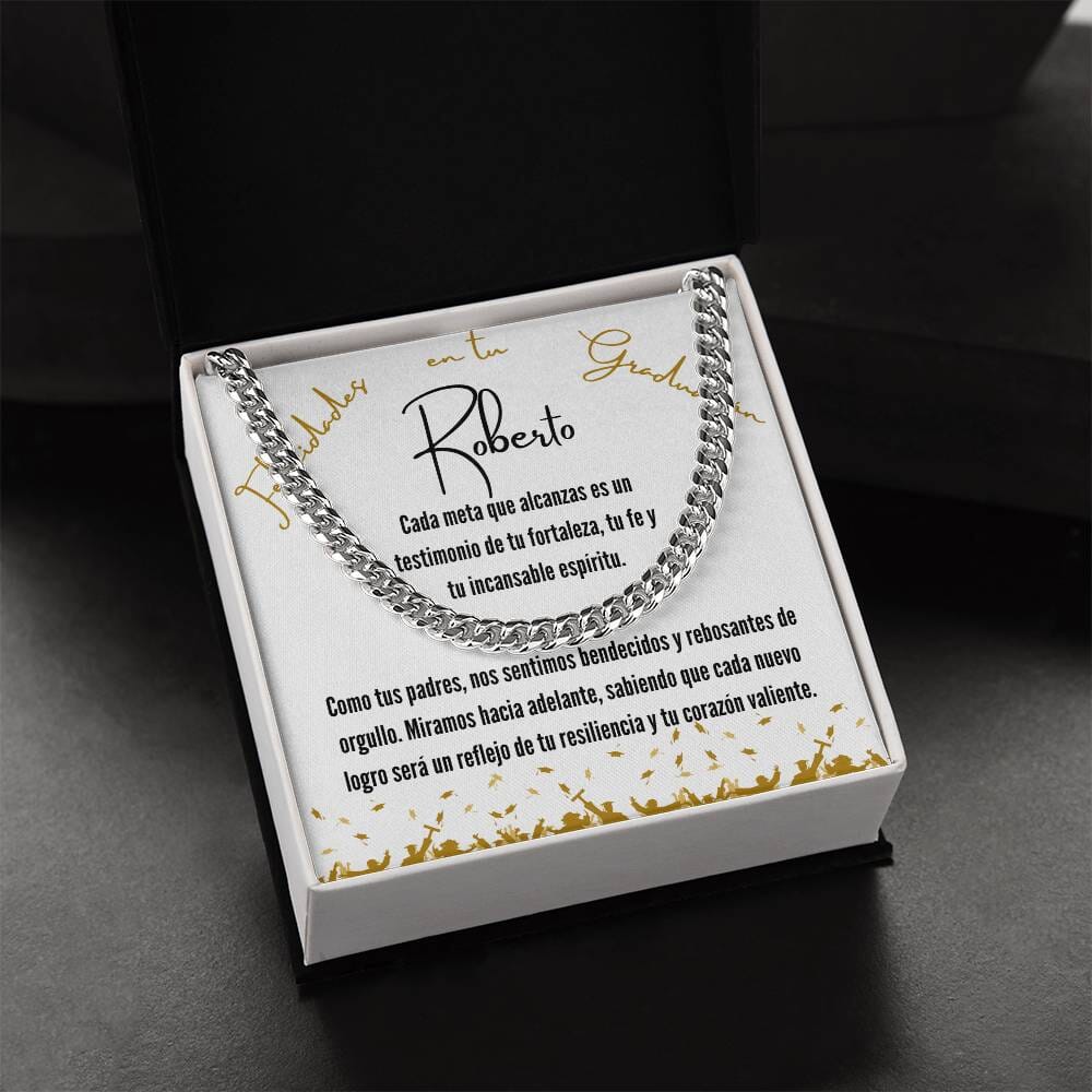 Ecos de Orgullo y Amor: Una Joya para Celebrar Tu Graduación Jewelry/CubanLink 