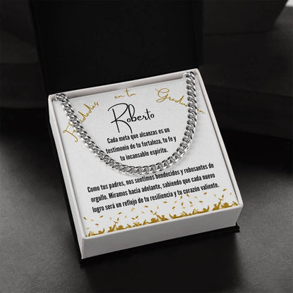 Ecos de Orgullo y Amor: Una Joya para Celebrar Tu Graduación Jewelry/CubanLink 