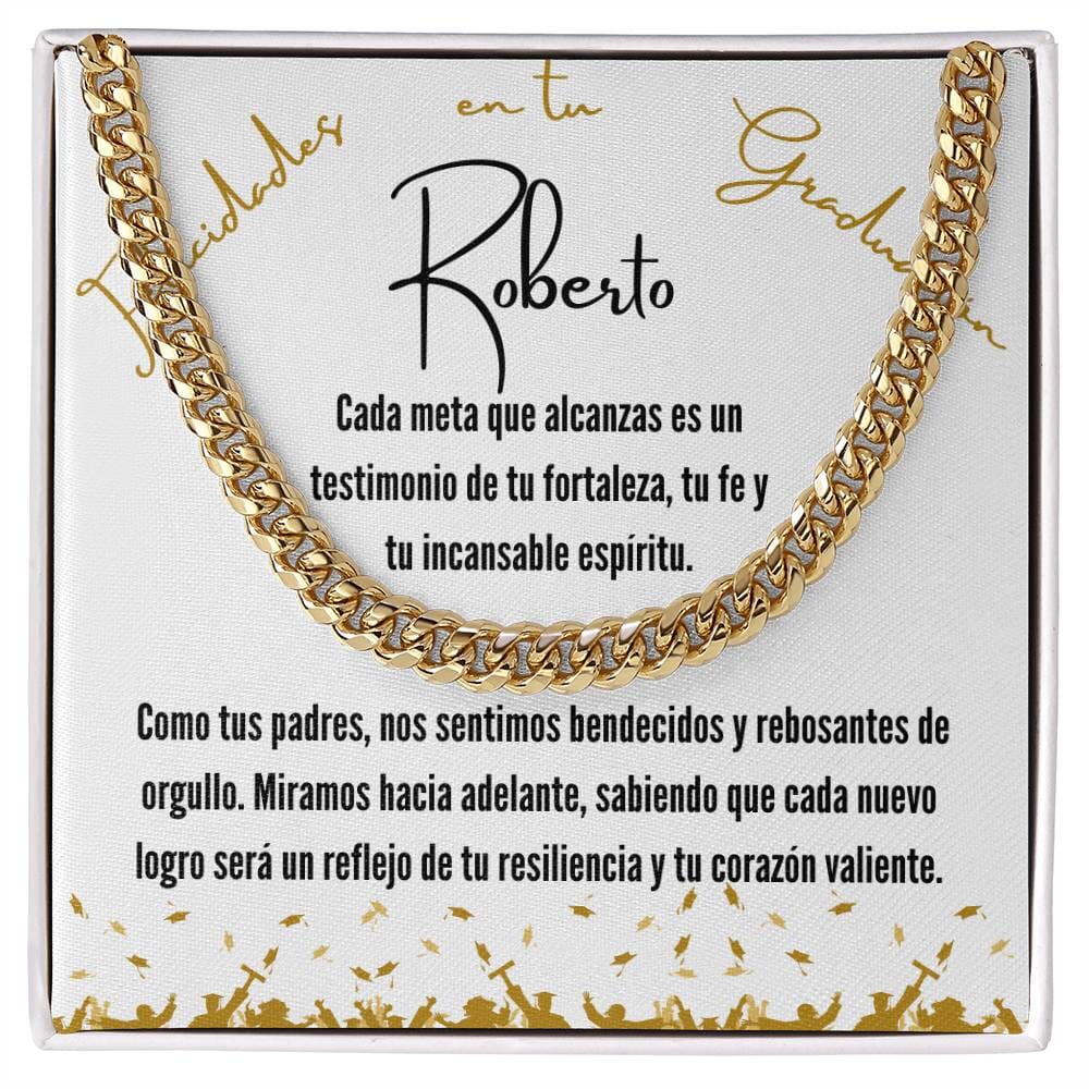 Ecos de Orgullo y Amor: Una Joya para Celebrar Tu Graduación Jewelry/CubanLink 