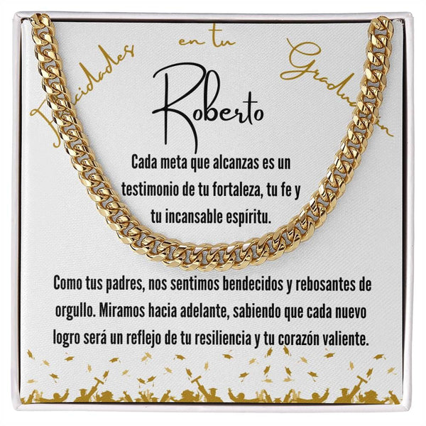 Ecos de Orgullo y Amor: Una Joya para Celebrar Tu Graduación Jewelry/CubanLink 