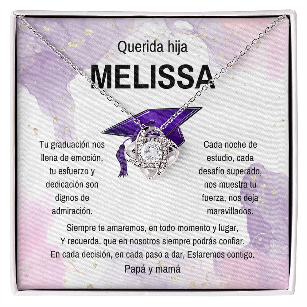 El Abrazo Eterno de Amor y Orgullo: Un Collar de Nudo de Amor para Celebrar su Graduación Jewelry/LoveKnot 