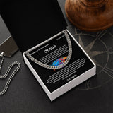 El Camino al Éxito: Collar de Cadena Cubana para Hijo - Un Regalo de Graduación Inolvidable - Personalizado Jewelry/CubanLink ShineOn Fulfillment 