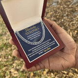 El Legado de Amor en Cada Eslabón: Un Símbolo Eterno de Orgullo y Apoyo para la Graduación de tu Hijo Jewelry/CubanLink ShineOn Fulfillment Acero Inoxidable Luxury Box 