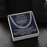 El Legado de Amor en Cada Eslabón: Un Símbolo Eterno de Orgullo y Apoyo para la Graduación de tu Hijo Jewelry/CubanLink ShineOn Fulfillment Acero Inoxidable Standard Box 