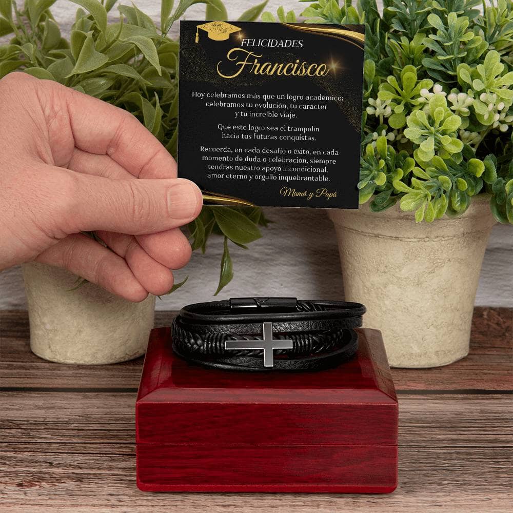 El Legado de Amor: Una Pulsera para Celebrar el Viaje y el Logro de tu Hijo Jewelry/bracelet <p>Caja de Lujo con LED</p> 