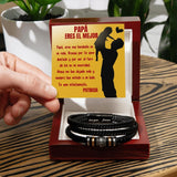 El Mejor Regalo para el Mejor Papá del Mundo - Brazalete para Hombre Eterno Amor - Nuevo Producto Jewelry ShineOn Fulfillment 