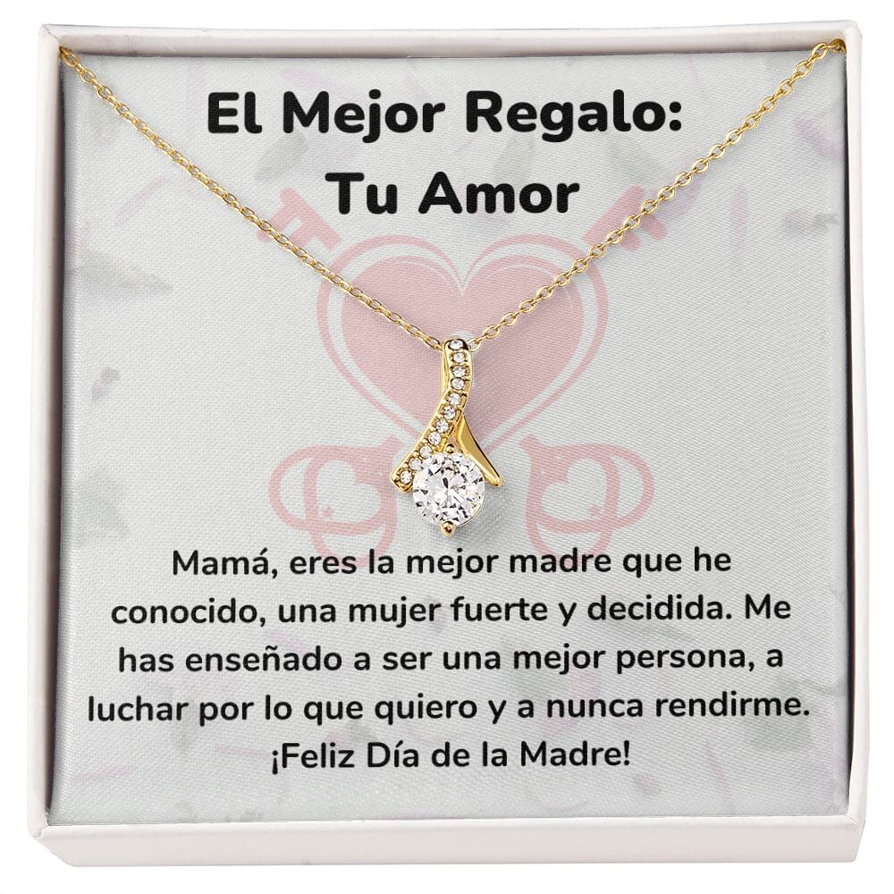 El Mejor Regalo: Tu Amor Collar Belleza Seductora (Alluring Beauty) Para Mamá Jewelry/AlluringBeauty Acabado en Oro Amarillo de 18 quilates Standard Box 