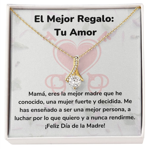 El Mejor Regalo: Tu Amor Collar Belleza Seductora (Alluring Beauty) Para Mamá Jewelry/AlluringBeauty Acabado en Oro Amarillo de 18 quilates Standard Box 