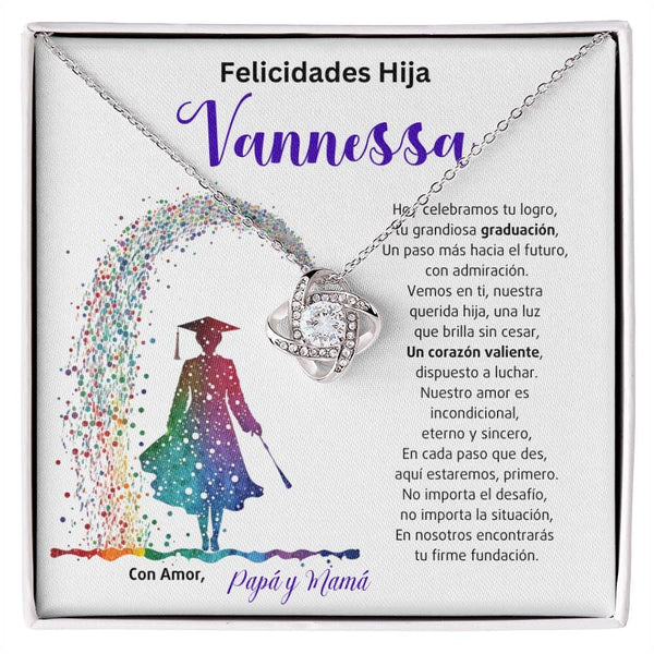 El Nudo Eterno del Amor: Un Legado de Luz y Coraje en tu Graduación Jewelry/LoveKnot 