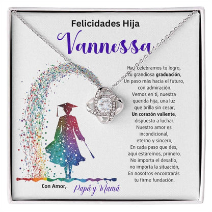 El Nudo Eterno del Amor: Un Legado de Luz y Coraje en tu Graduación Jewelry/LoveKnot 