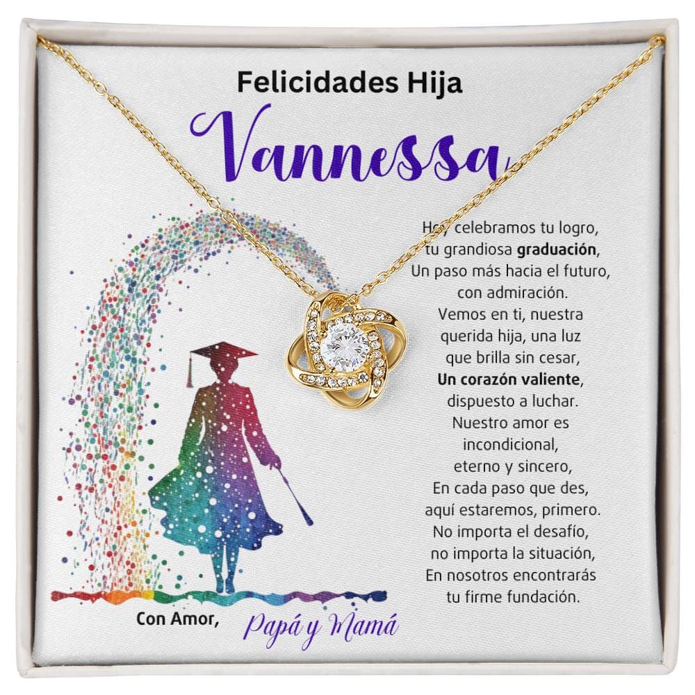 El Nudo Eterno del Amor: Un Legado de Luz y Coraje en tu Graduación Jewelry/LoveKnot 