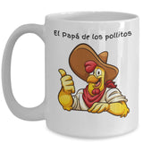 El Papá de los Pollitos Taza Blanca 11oz y 15oz Coffee Mug Regalos.Gifts 15oz Mug White 