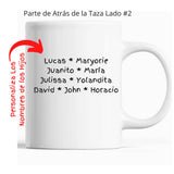 El Papá de los Pollitos Taza Blanca 11oz y 15oz (Personalizada) Coffee Mug Regalos.Gifts 