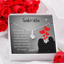El regalo para enamorar más a la mujer de tu vida - Collar Lazo con piedra - personaliza la tarjeta y enamórala más Jewelry ShineOn Fulfillment 