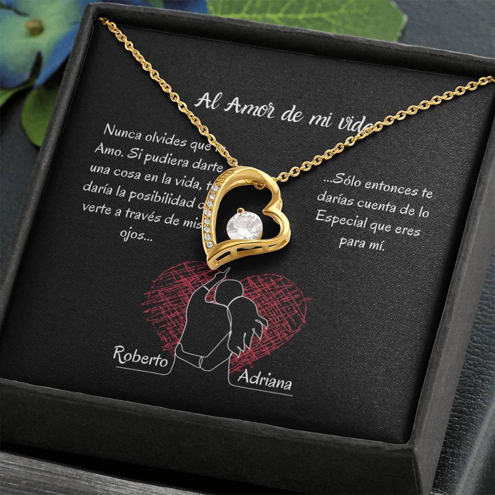 El regalo PERFECTO para el Amor de mi vida - Amor por siempre! Jewelry ShineOn Fulfillment 18k Yellow Gold Finish Cajita Estandard 