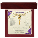 El Regalo que Guarda un Momento Inolvidable - Collar de Graduación para Ella (nieta, hija, hermana, sobrina...) Jewelry/NameNecklace 