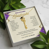 El Regalo que Guarda un Momento Inolvidable - Collar de Graduación para Ella (nieta, hija, hermana, sobrina...) Jewelry/NameNecklace 