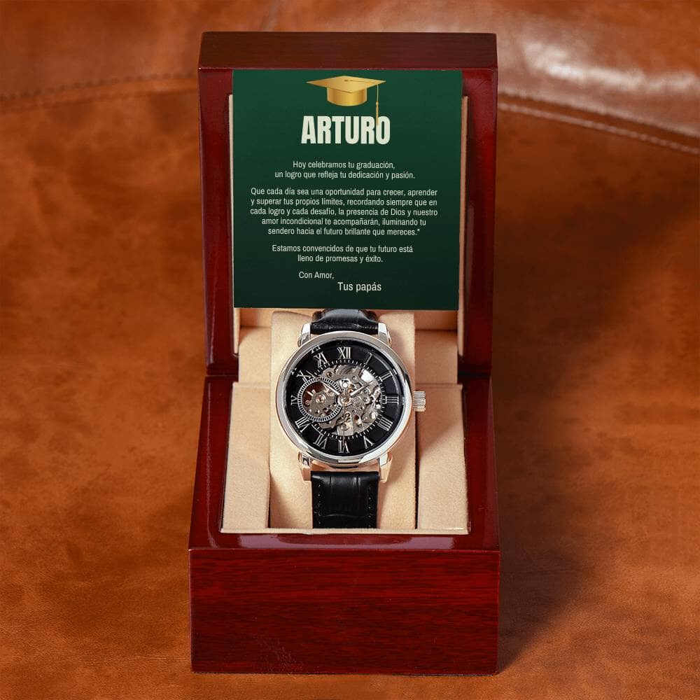 El Tiempo del Éxito: Un Reloj y Promesas para Celebrar tu Graduación Jewelry/Watch 